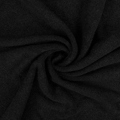 BATH TOWEL 27 X 54 INCHES 1 PIECE LUXURIOUS SUPERSOFT BLACK