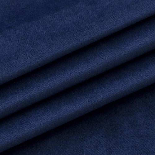 PLAIN DYED PREMIUM VELVET CURTAINS (PAIR) BLUE