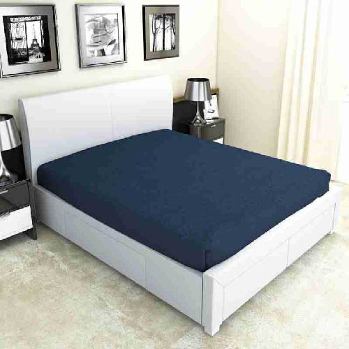 MATTRESS COVER 100% GUARANTED TERRY WATERPROOF BLUE