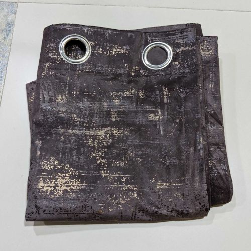 TEXTURE VELVET CURTAINS PREMIUM QUALITY MOONLIGHT STUFF (PAIR) BROWN