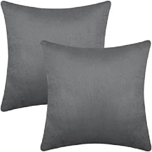 DUCK CUSHION COVER EXPORT QUALITY 16 X 16 INCHES GREY