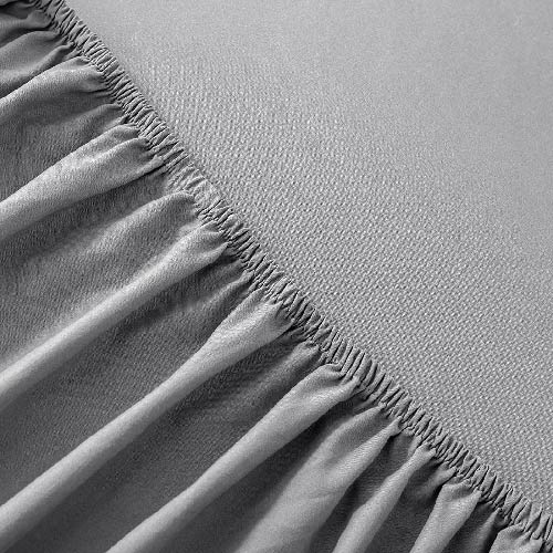COTTON FITTED SHEET PREMIUM QUALITY GREY