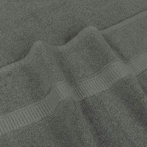 BATH TOWEL 27 X 54 INCHES 1 PIECE LUXURIOUS SUPERSOFT GREY