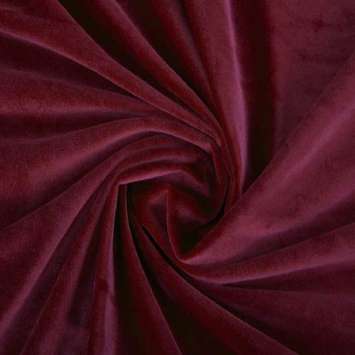 PLAIN DYED PREMIUM VELVET CURTAINS (PAIR) MAROON