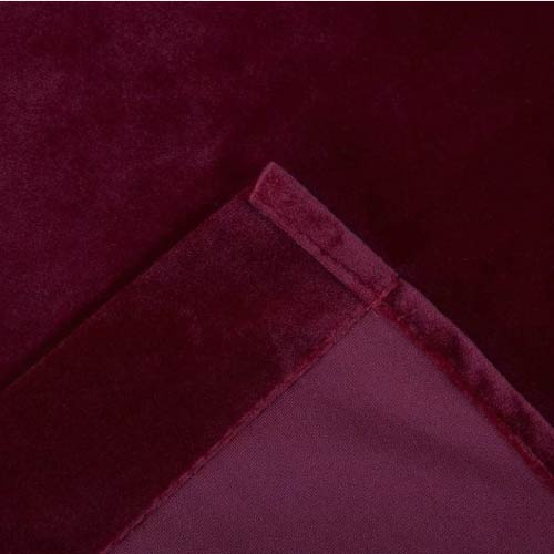 PLAIN DYED PREMIUM VELVET CURTAINS (PAIR) MAROON