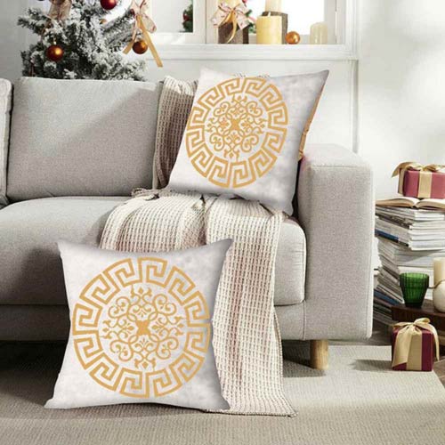 VELVET CUSHION COVERS PREMIUM QUALITY WITH LASER CUTWORK 16 X 16 INCHES OFF WHITE