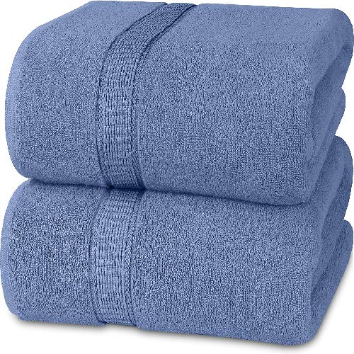 BATH TOWEL 27 X 54 INCHES 1 PIECE LUXURIOUS SUPERSOFT SKY BLUE