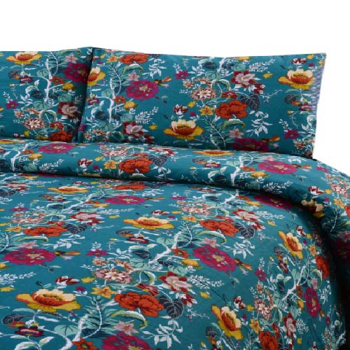 COTTON TWILL 3 PCS DOUBLE BED SHEET KING SIZE