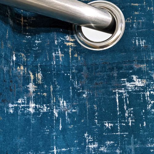 TEXTURE VELVET CURTAINS PREMIUM QUALITY MOONLIGHT STUFF (PAIR) ZINK