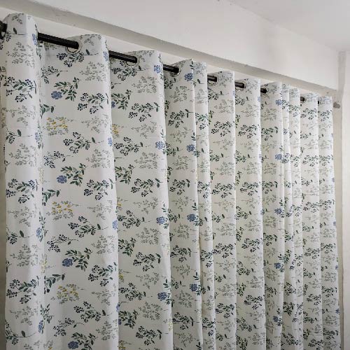 DUCK COTTON CURTAINS PAIR 48 X 90 INCHES EACH CURTAIN