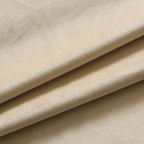 PLAIN DYED PREMIUM VELVET CURTAINS (PAIR) CREAM