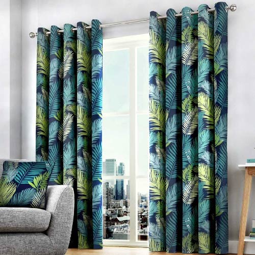 DUCK COTTON CURTAINS PAIR WITH LINING 5.5 X 7.5 FOOT EACH