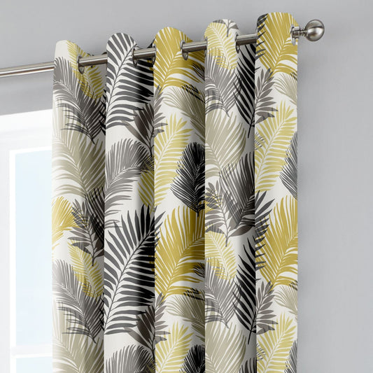 DUCK COTTON CURTAINS PAIR WITH LINING 5.5 X 7.5 FOOT EACH